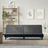 NNEVL Sofa Bed Dark Grey Fabric