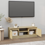 NNEVL TV Cabinet with Door Sonoma Oak 102x30x36 cm