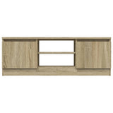 NNEVL TV Cabinet with Door Sonoma Oak 102x30x36 cm