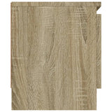 NNEVL TV Cabinet with Door Sonoma Oak 102x30x36 cm