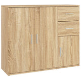 NNEVL Sideboard Sonoma Oak 91x29.5x75 cm Engineered Wood