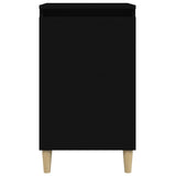 NNEVL Bedside Cabinets 2 pcs Black 40x35x70 cm Engineered Wood