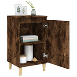 NNEVL Bedside Cabinets 2 pcs Smoked Oak 40x35x70 cm Engineered Wood