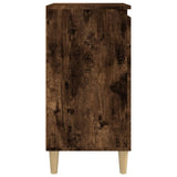 NNEVL Bedside Cabinets 2 pcs Smoked Oak 40x35x70 cm Engineered Wood