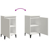 NNEVL Bedside Cabinets 2 pcs White 40x35x70 cm Engineered Wood