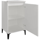 NNEVL Bedside Cabinets 2 pcs High Gloss White 40x35x70cm Engineered Wood