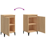 NNEVL Bedside Cabinets 2 pcs Sonoma Oak 40x35x70 cm Engineered Wood