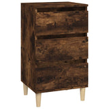 NNEVL Bedside Cabinet Smoked Oak 40x35x70 cm Engineered Wood