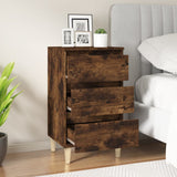 NNEVL Bedside Cabinet Smoked Oak 40x35x70 cm Engineered Wood