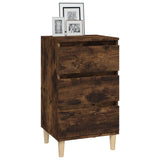 NNEVL Bedside Cabinet Smoked Oak 40x35x70 cm Engineered Wood