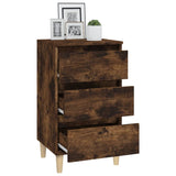 NNEVL Bedside Cabinet Smoked Oak 40x35x70 cm Engineered Wood