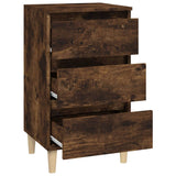 NNEVL Bedside Cabinet Smoked Oak 40x35x70 cm Engineered Wood