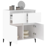 NNEVL Sideboard White 60x35x70 cm Engineered Wood
