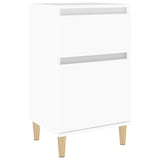 NNEVL Bedside Cabinet White 40x35x70 cm