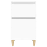 NNEVL Bedside Cabinets 2 pcs White 40x35x70 cm