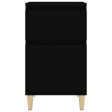 NNEVL Bedside Cabinet Black 40x35x70 cm