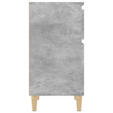 NNEVL Bedside Cabinets 2 pcs Concrete Grey 40x35x70 cm