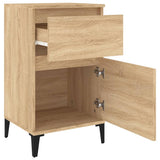 NNEVL Bedside Cabinets 2 pcs Sonoma Oak 40x35x70 cm