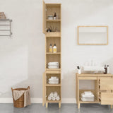 NNEVL Bathroom Cabinet Sonoma Oak 30x30x190 cm Engineered Wood