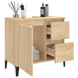 NNEVL Bathroom Cabinet Sonoma Oak 65x33x60 cm Engineered Wood