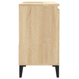 NNEVL Bathroom Cabinet Sonoma Oak 65x33x60 cm Engineered Wood