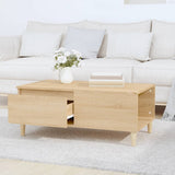 NNEVL Coffee Table Sonoma Oak 90x50x36.5 cm Engineered Wood