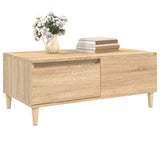 NNEVL Coffee Table Sonoma Oak 90x50x36.5 cm Engineered Wood