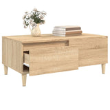 NNEVL Coffee Table Sonoma Oak 90x50x36.5 cm Engineered Wood