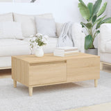 NNEVL Coffee Table Sonoma Oak 90x50x36.5 cm Engineered Wood