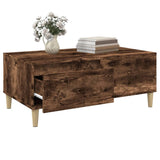 NNEVL Coffee Table Smoked Oak 90x50x36.5 cm Engineered Wood