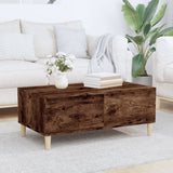 NNEVL Coffee Table Smoked Oak 90x50x36.5 cm Engineered Wood