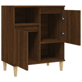 NNEVL Sideboard Brown Oak 60x35x70 cm Engineered Wood