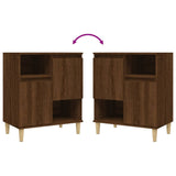 NNEVL Sideboard Brown Oak 60x35x70 cm Engineered Wood