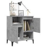 NNEVL Sideboard Concrete Grey 60x35x70 cm Engineered Wood