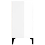 NNEVL Sideboard High Gloss White 60x35x70 cm Engineered Wood