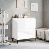 NNEVL Sideboard High Gloss White 60x35x70 cm Engineered Wood