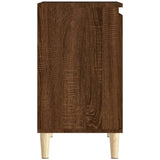 NNEVL Sink Cabinet Brown Oak 58x33x60 cm Engineered Wood
