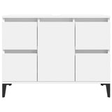 NNEVL Sink Cabinet White 80x33x60 cm Engineered Wood
