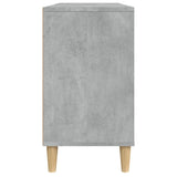 NNEVL Sink Cabinet Concrete Grey 80x33x60 cm Engineered Wood