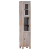 NNEVL Bathroom Cabinet 30x25x160 cm Solid Wood Acacia