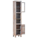 NNEVL Bathroom Cabinet 30x25x160 cm Solid Wood Acacia