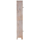 NNEVL Bathroom Cabinet 30x25x160 cm Solid Wood Acacia