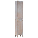 NNEVL Bathroom Cabinet 30x25x160 cm Solid Wood Acacia