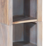 NNEVL Bathroom Cabinet 30x25x160 cm Solid Wood Acacia