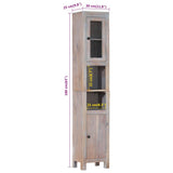 NNEVL Bathroom Cabinet 30x25x160 cm Solid Wood Acacia