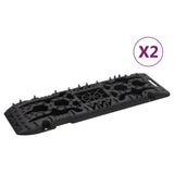 NNEVL Traction Boards 2 pcs Black 107x31x7 cm Nylon