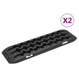 NNEVL Traction Boards 2 pcs Black 106x30.5x7 cm Nylon