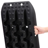 NNEVL Traction Boards 2 pcs Black 106x30.5x7 cm Nylon