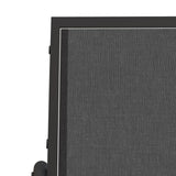 NNEVL Garden Glider Bench Black 120.5x76x86.5 cm Textilene&Steel