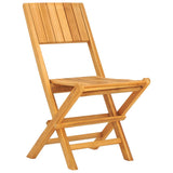 NNEVL Folding Garden Chairs 2 pcs 47x61x90 cm Solid Wood Teak